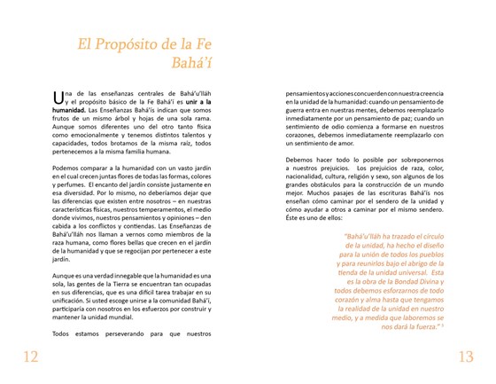 Diseño Editorial: Libros bahá'í